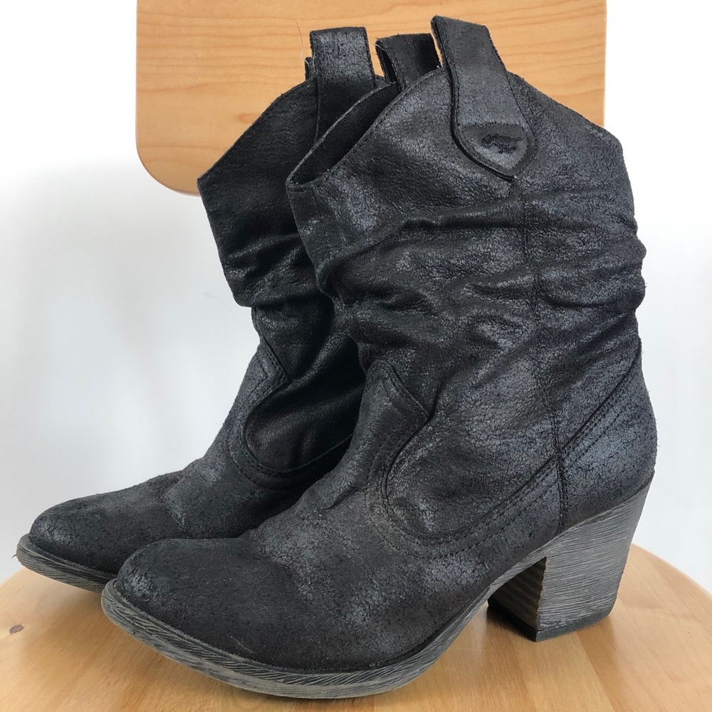 Rocket Dog Faux Suede Cowboy Boot
